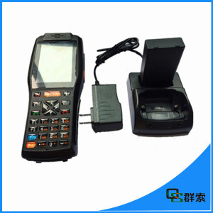 Touch Screen Industrial Android PDA Wireless Portable Barcode Scanner with Printer